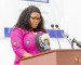 Ms. Kathleen Addy, Chairperson of NCCE ​delivers an insightful and thought-provoking speech at the 2023 GIMPA Law Conference.​