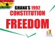 ​Freedom, Justice, Probity, and Accountability are some of the values you can find in the 1992 Constitution of Ghana. Make time to read the preamble of the Constitution.