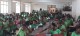 Officers from Pru West District office of the NCCE sensitizes students on good sanitation practices and child protection activities